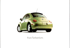 1999 Volkswagen Beetle New Turbo Turbonium Green Car Automobile German Postcard picture
