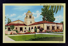 1930s New City Hall Santa Maria California Vintage Postcard Spanish Architecture picture