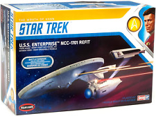 Star Trek U.S.S. Enterprise Refit Wrath of Khan Edition 2T 1:1000 Scale Model Ki picture