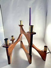 Vintage Large Danish Modern Articulated Candle HolderMid Century picture