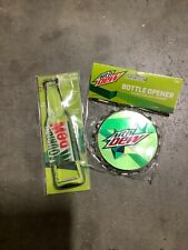 2*Mountain Dew Magnetic Bottle Opener New Fast  picture