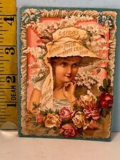 1800's Laird's Bloom or Youth & White Lilac Soap Sales Trade card . picture