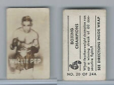 1949 Topps, Magic Photos, Boxing Champions, A #20 Willie Pep picture