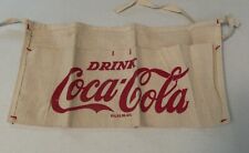 Vintage 1950s Amaco Canvas Coin & Bill Coca-Cola Apron #407 picture