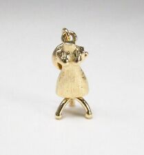 PreOwned Dazzlers USA 14K Gold Tailors Dressmakers Mannequin Dress Form 3D Charm picture