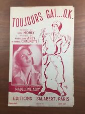 Chant Release 1944 Soldier Of States United Madeleine Ardy Money Guerre 1939/45 picture