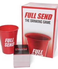 Authentic Original Full Send Drinking Game Cards And Cup Full Set picture