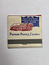 Vintage Matchbook Cover Putnam Pantry Candies Danvers Massachusetts Unstruck  picture