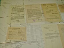 WW2 German Original Documents Rare documents lot signed lot of 9 picture