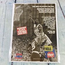 1994 Shawn Kemp NBA on TNT Basketball Vintage Print Ad/Poster Magazine Page picture