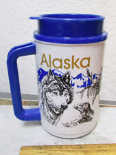 Alaska Plastic Travel Coffee Beverage Mug, Alaska Wildlife Thermal mug 18.5 oz picture