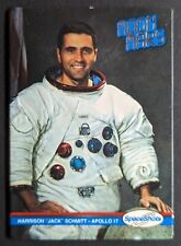 Harrison Jack Schmitt Apollo 17 1991 Space Shots Embossed Card #25 (NM) picture