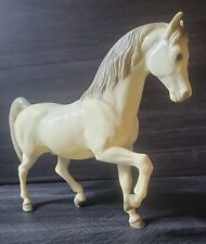 VTG Breyer Family Arabian Stallion Prince #7 Horse Glossy White Alabaster Grey picture