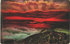 Sunrise Pike's Peak Colorado CO 1920 DB Postcard  picture