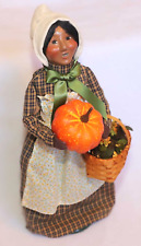 BYERS CHOICE FALL WOMAN WITH PUMPKIN AND BASKET CAROLER CHRISTMAS 2022 picture