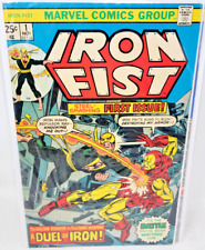 IRON FIST #1 STEEL SERPENT (DAVOS) 1ST APPEARANCE *1975* 5.0* picture