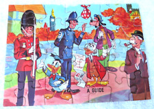 Vintage Jaymar Banton Pocket/Kid Puzzle Disney A Guide to England - Donald Duck picture