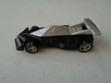 1999 McDonald's Hot Wheels Toy Race Car Black + Silver  picture