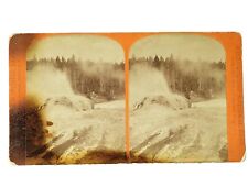 Antique Stereoview Yellowstone National Park F. Jay Haynes Geyser Indicator picture