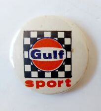 Vintage Gulf Sport Button Badge picture