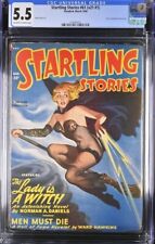 Startling Stories 1950 March, #61. CGC 5.5  Good girl art witch cover.   Pulp picture