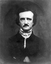 1848 American Arthur Poet EDGAR ALLAN POE Glossy 8x10 Photo Editor Portrait picture