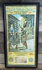 Antique Framed “Doe-Wah-Jack” Jamestown, New York Calendar Dowagiac, Michigan  picture
