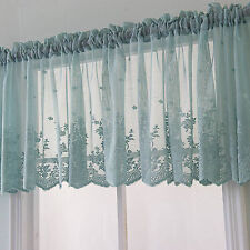 Curtain Drape Breathable Easy Install Semi Sheer Short Curtain Polyester picture