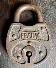 Antique Vintage FRAIM Lock picture