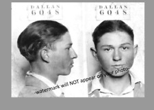 1926 Clyde Barrow Mug Shot PHOTO Prohibition Gangster Bank Robber BONNIE & CLYDE picture