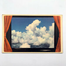 Postcard Airline Aviation Airplane American Window Clouds 1950s Unposted picture