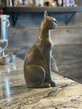 16” Brass Cat Vintage Collectible picture