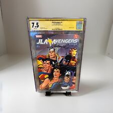 JLA/Avengers #1 CGC 7.5 Signature Series Signed By George Perez picture