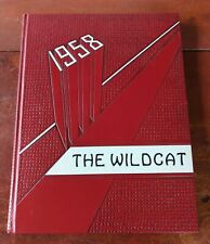 Vintage 1958 The Wildcat Schodack Central School  Castleton NY Yearbook picture