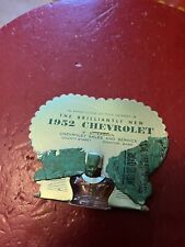 Rare Original NOS 1952 52 Perfume Bottle Lassen Chevrolet Dealer Dighton Mass MA picture