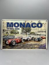 Monaco 13 Mai 1956 XIV Grand Prix Championnat Du Munde 12” x 8” Metal Sign picture