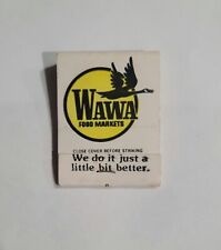 1980s Vintage Wawa Food Market Matchbook. picture