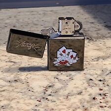 2007 Limited Edition Lighter - Sailor Jerry Lucky Midnight Chrome Finish Unfired picture