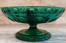 Vintage Teal Green Dvided Pedstal Bowl by Colony picture