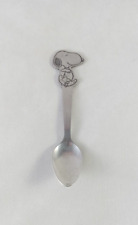 Vintage Peanuts Snoopy Woodstock Stainless Steel Childs Spoon picture
