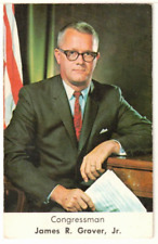 1966 Business Card: Re-Elect Congressman James R. Grover, Jr – Babylon, LI, NY picture