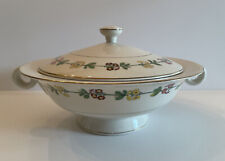 THEODORE HAVILAND New York SAYBROOK  Primrose Flowers 9” Covered Vegetable Bowl picture