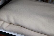 Vintage Fieldcrest Royal Velvet 100% Pure Wool Blanket Satin Binding Cream King picture