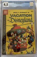 Dell Giant: Vacation in Disneyland #1 Nice Walt Disney Dell Comic 1958 CGC 4.5 picture