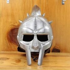Nagina International Gladiator Maximus Silver Helmet - Rennactor w/Leather Strap picture