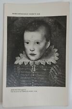 Postcard John Milton Aged 10 - Cornelius Janssen 1618 Milton’s Cottage Museum A1 picture