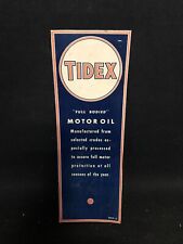 1950’s 9 1/2” Tidex Oil Door Push Sign picture