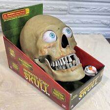 VTG Gemmy Halloween Animated Scary  Haunted Skull Motion Sound Activated NOS picture