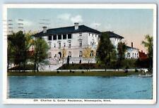 Minneapolis Minnesota MN Postcard Chas G. Gates Residence Kentwood Parkway 1919 picture
