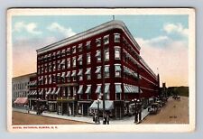 Elmira NY-New York, Hotel Rathbun, Advertising, Vintage Souvenir Postcard picture